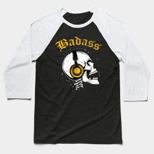 badass skull Baseball T-Shirt